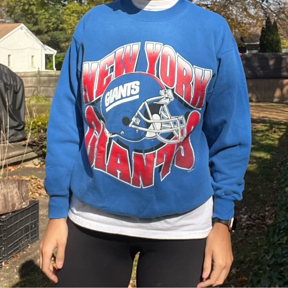 Amazing vintage NY giants crewneck sweatshirt large